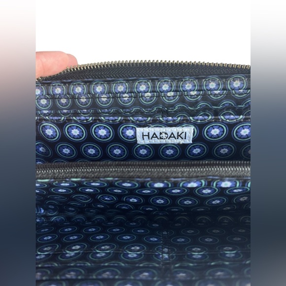 HADAKI Floral Pattern Zip Around Wallet - Picture 12 of 16